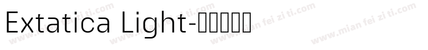 Extatica Light字体转换